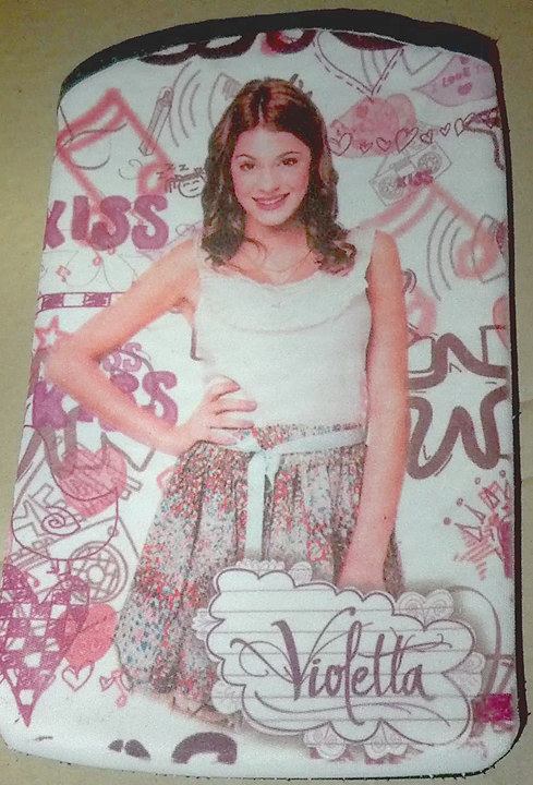 �Ramdileo� (Venta Online) --> Funda Protectora Acolchada de Disney (Violetta) p/ Tablet de hasta 8 Pulgadas